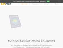 Tablet Screenshot of bonpago.de